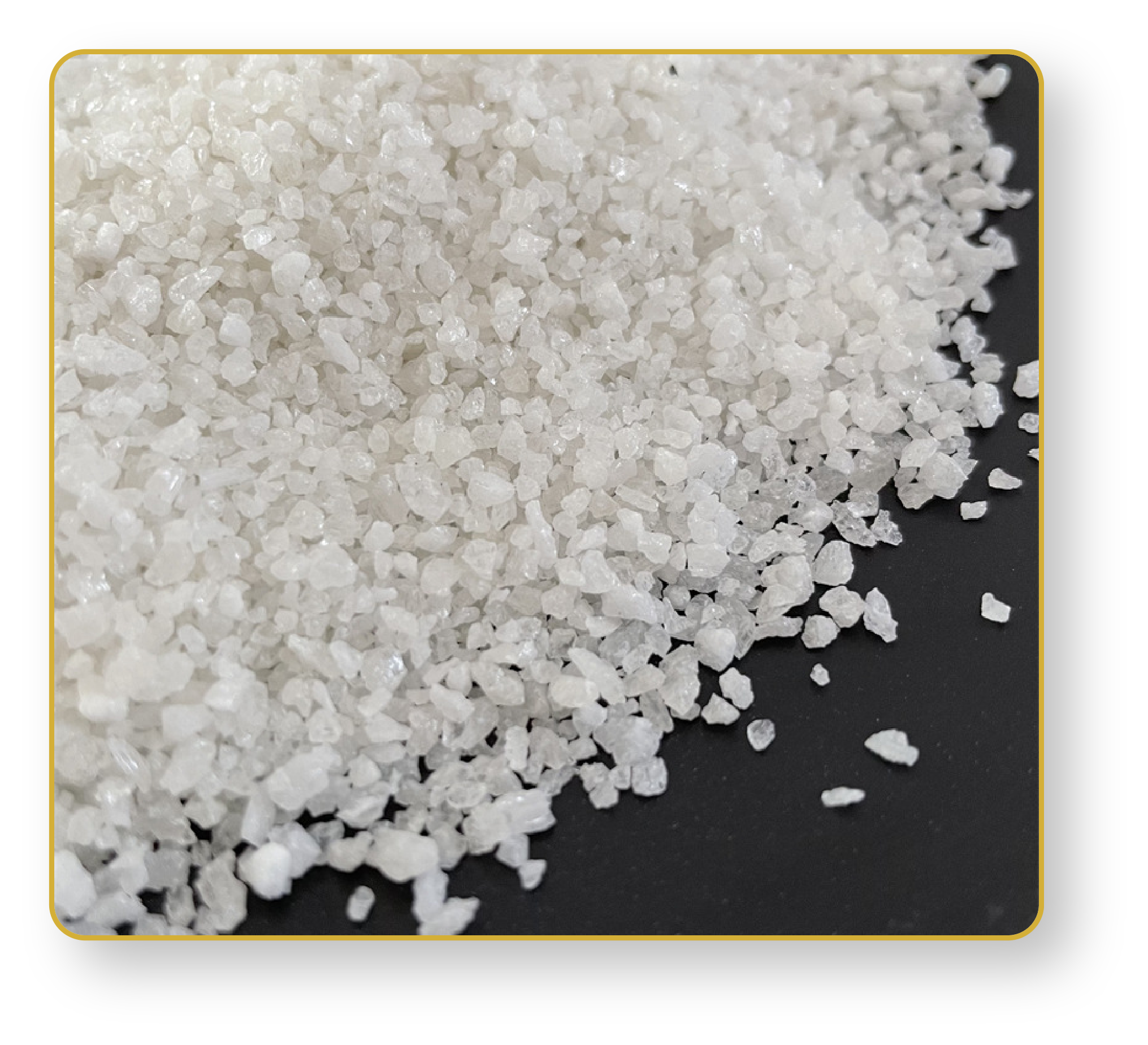 White fused alumina close-up